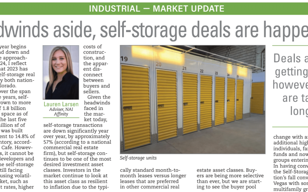 Headwinds Aside, Self-Storage Deals Are Happening