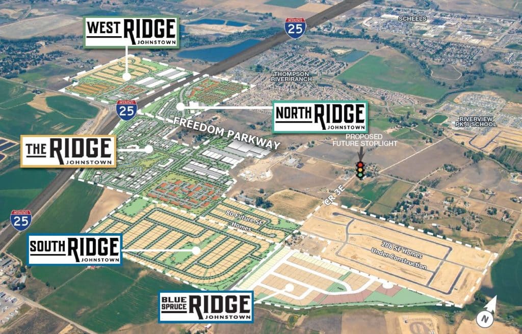 The Ridge aerial view